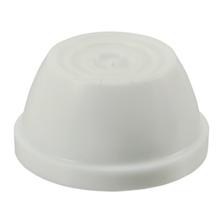 MIDWEST FASTENER 1/4" White Plastic Push Nuts 10PK 65968